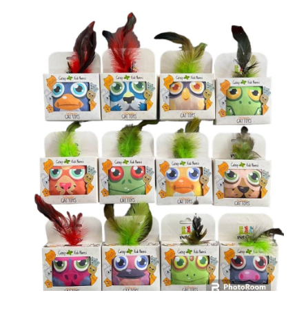 CAT TOYS KUTU PELUŞ OYUNCAK CATNİP'Lİ