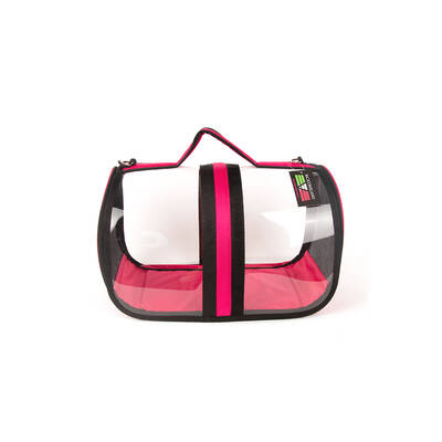 BACCO MİLANO ŞEFFAF ÇANTA PEMBE KABİN BOY