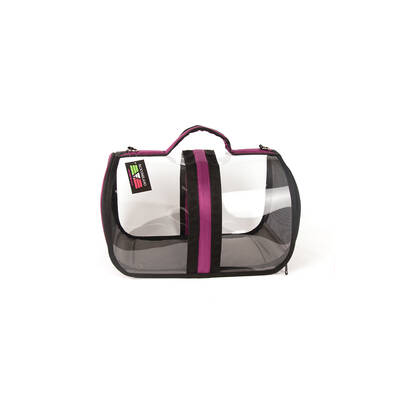 BACCO MİLANO ŞEFFAF ÇANTA MOR KABİN BOY