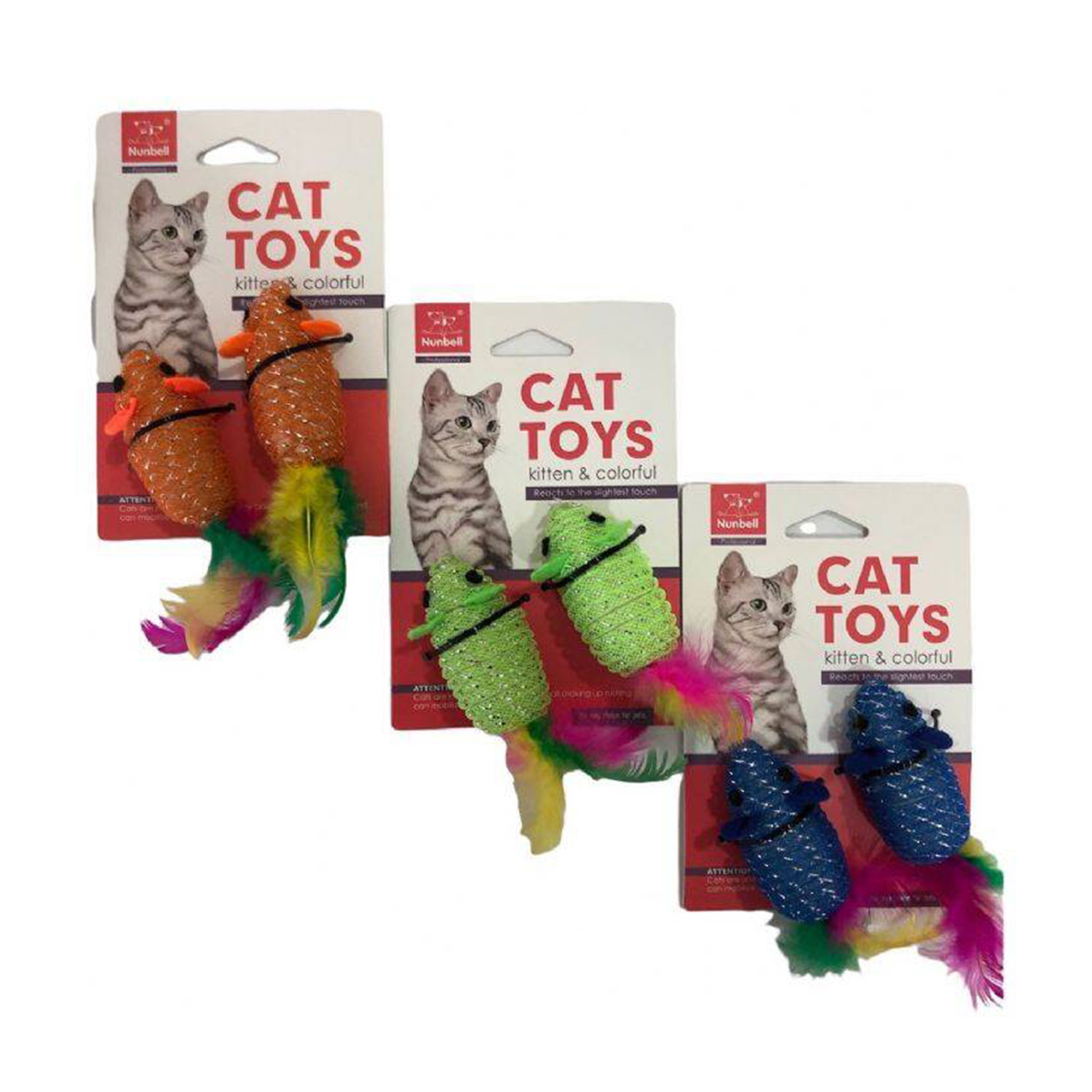 NUNBELL KEDİ OYUNCAĞI SİMLİ FARE