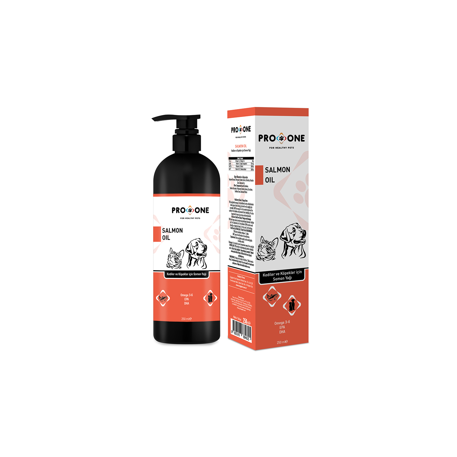 PROONE FELINE - CANIN SOLMON OİL 250 ML*6