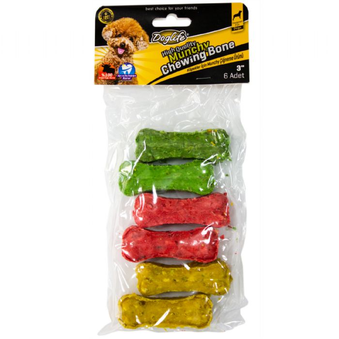 DOGLİFE PRESS KEMİK MUNCY 25GR/AD. 6LI