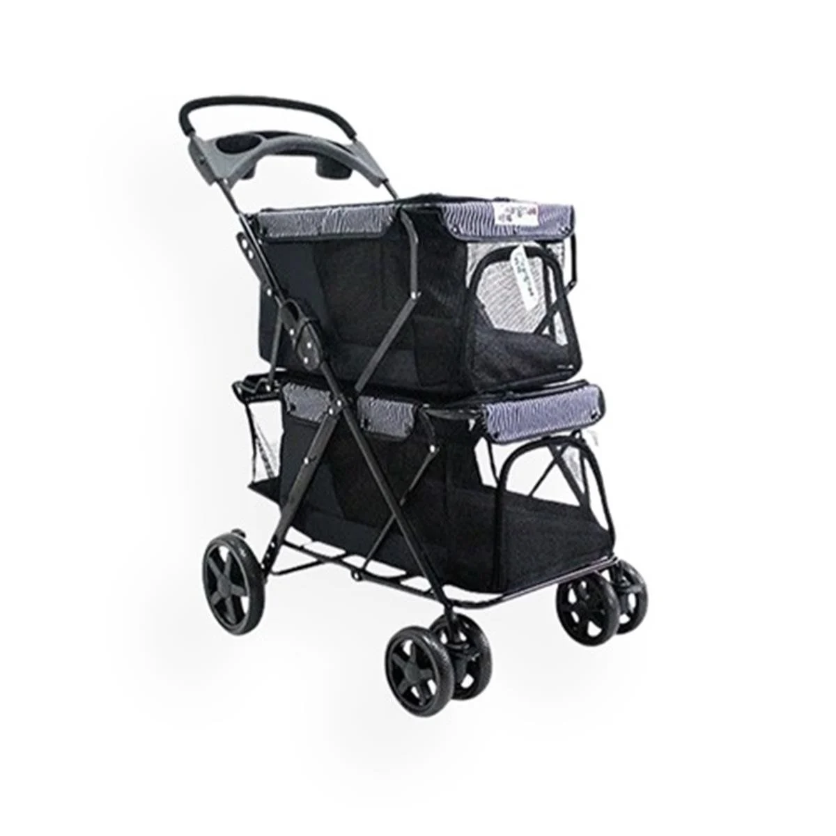 TWİNS KEDİ KÖPEK ARABASI SİYAH 51X85X100CM