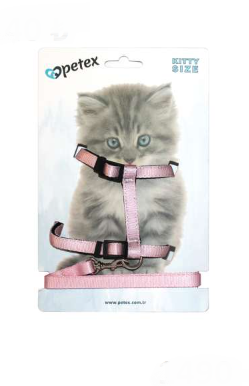 PETEX YAVRU KEDİ GÖĞÜS TASMASI – PEMBE