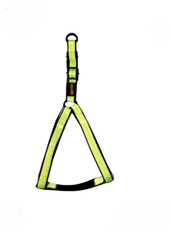 PETEX REFLEKTÖRLÜ KELEBEK TASMA NEON SARI SİYAH - XS