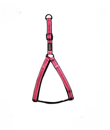 PETEX REFLEKTÖRLÜ KELEBEK TASMA PEMBE SİYAH - XS