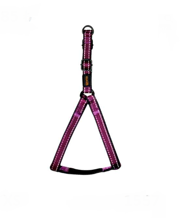 PETEX REFLEKTÖRLÜ KELEBEK TASMA MOR SİYAH  - XS