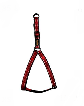 PETEX REFLEKTÖRLÜ KELEBEK TASMA KIRMIZI SİYAH  - XS