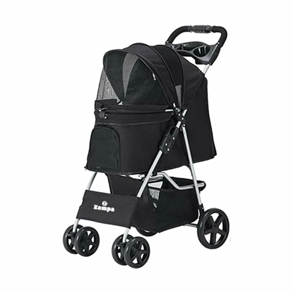 FAVORİTE KEDİ KÖPEK ARABASI GRİ 46X78X99CM