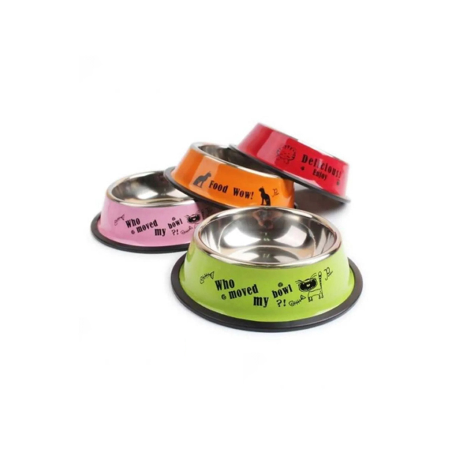 NUNBELL ÇELİK MAMA KABI RENKLİ 15cm