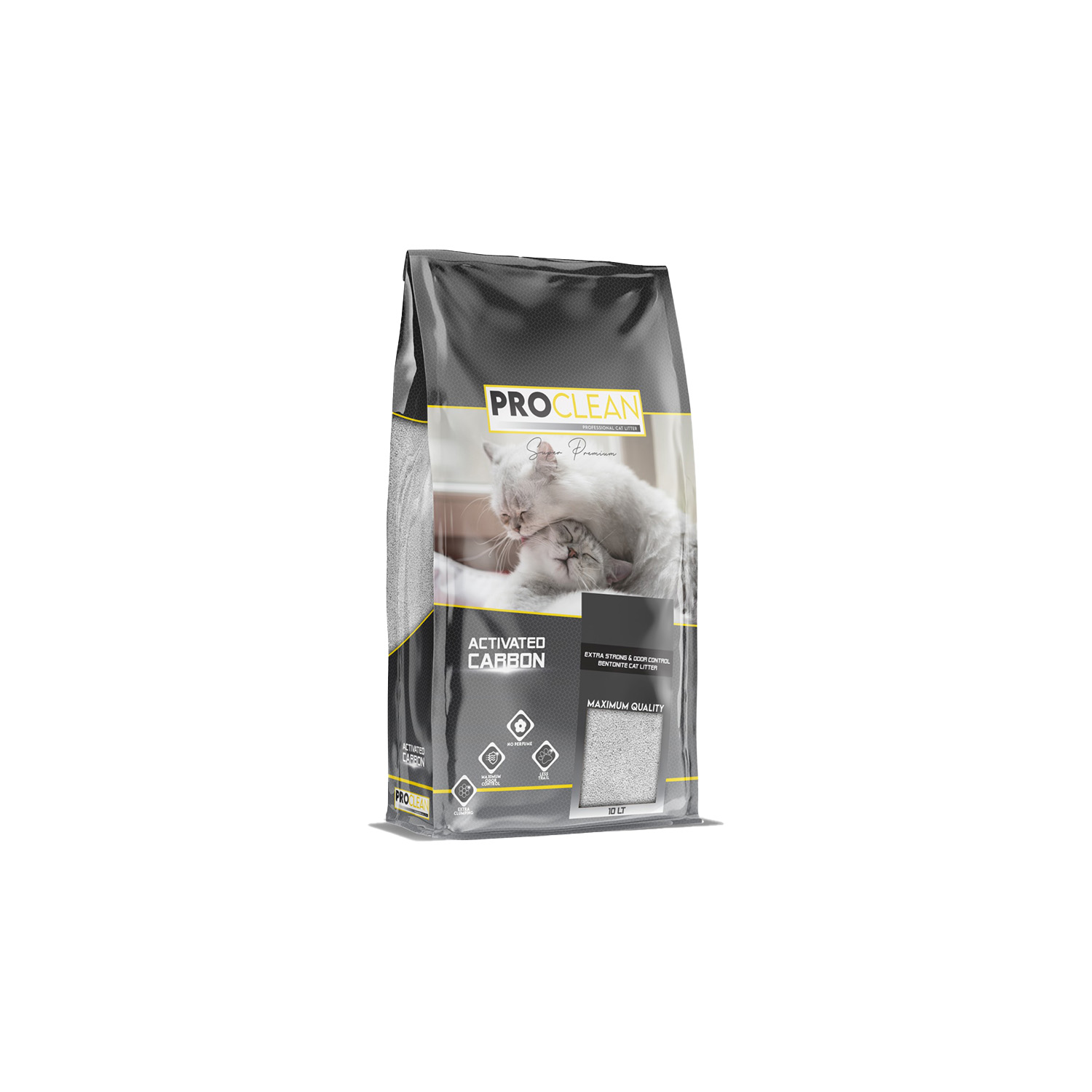 PROCLEAN ACTIVE CARBON KEDİ KUMU 10 LT.