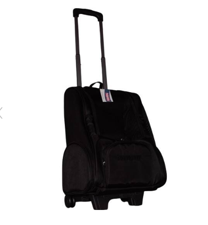 ÇEKÇEKLİ SIRT ÇANTASI SİYAH 32X28X46 CM