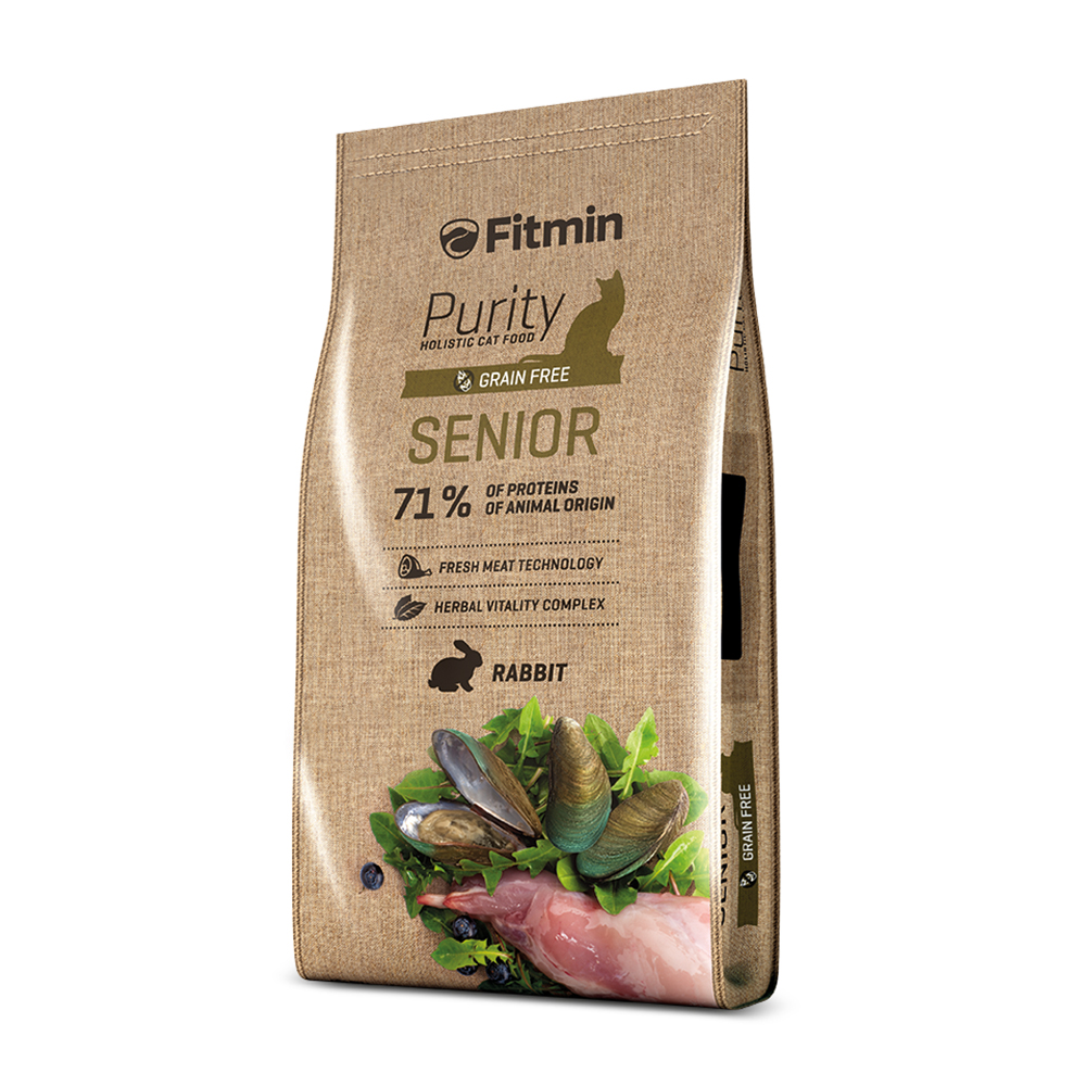 FİTMİN PURİTY SENİOR TAZE TAVŞAN ETLİ YETİŞKİN KEDİ MAMASI 1,5 KG