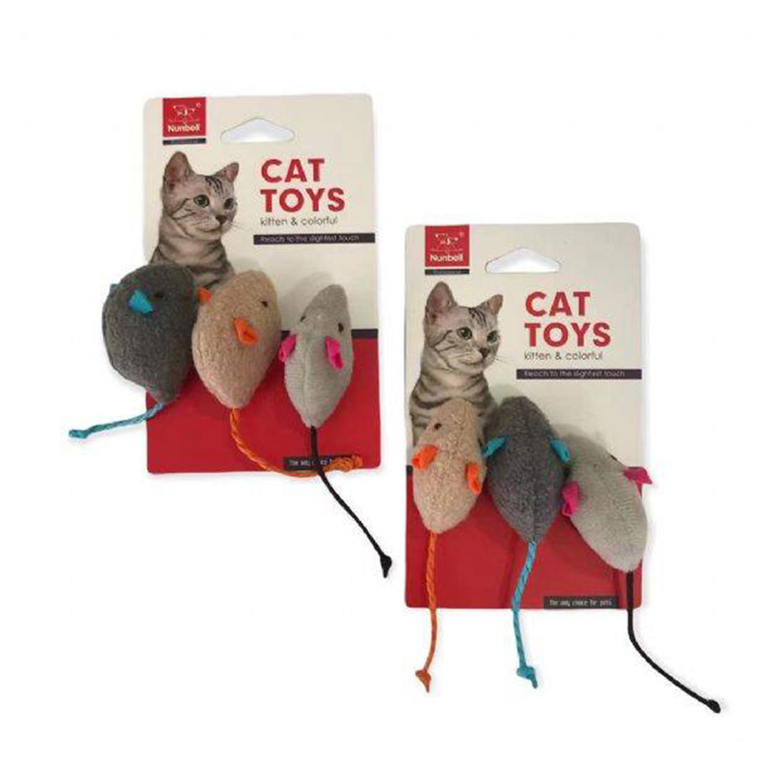 NUNBELL RENKLİ FARE 3'LÜ