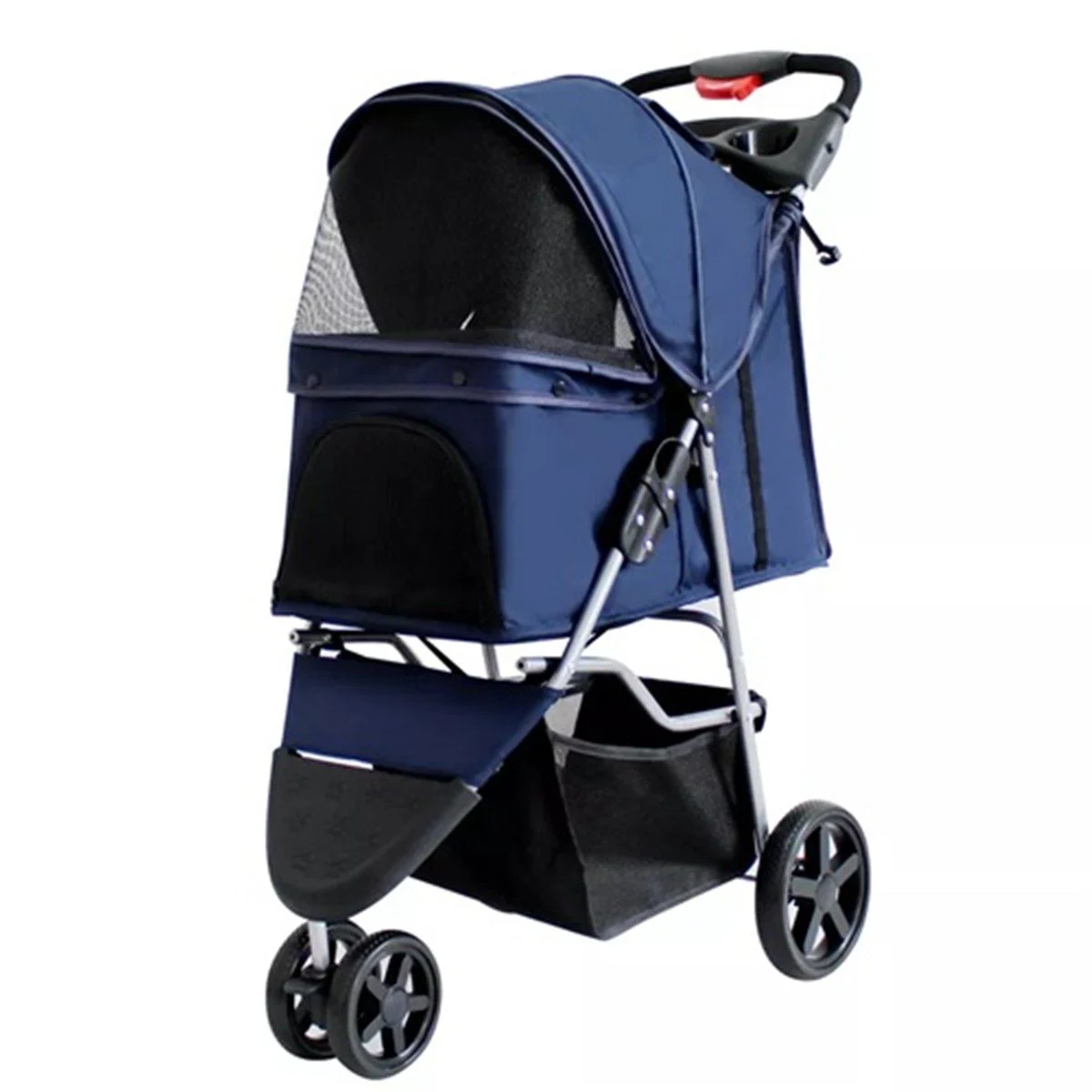 TRİBORO KEDİ KÖPEK ARABASI LACİVERT 45X80X90CM