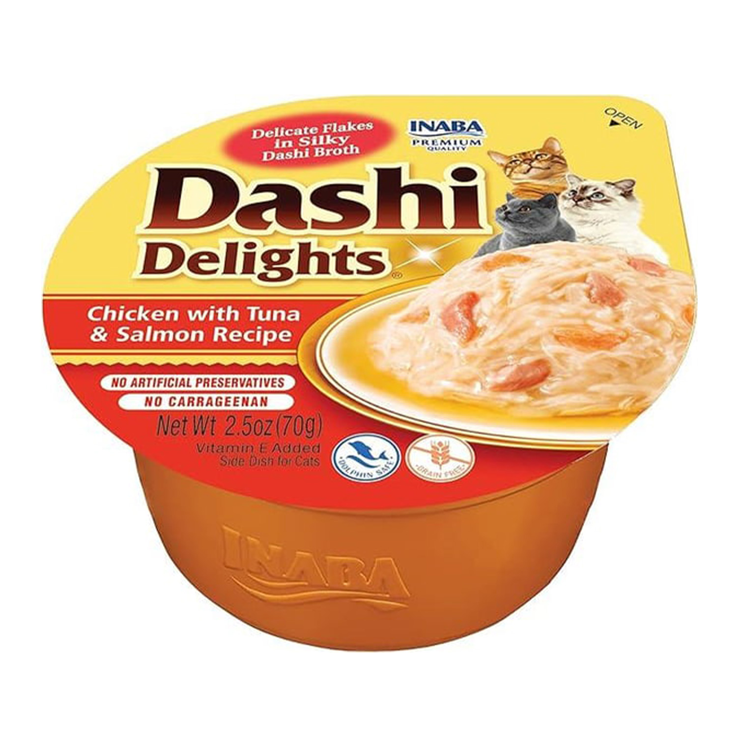 CİAO DASHİ DELİGHTS TAVUK & TON VE SOMON BALIKLI KEDİ ÇORBASI 70 GR*6