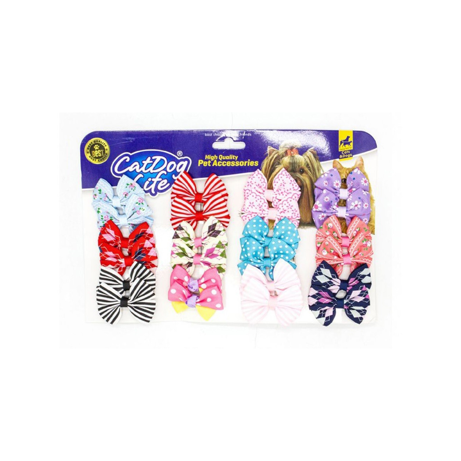 CAT/DOGLİFE KEDİ ve KÖPEK İÇİN TOKA 24LÜ MİX COLOR