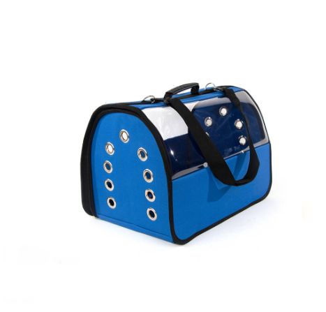 FLYBAG ŞEFFAF ÇANTA BÜYÜK BOY MAVİ 30x30x49 CM