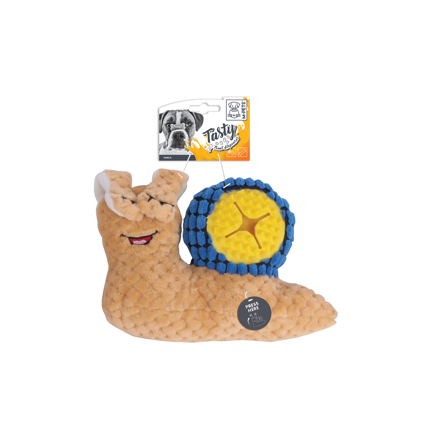 M-PETS SNAIL DARIA ÖDÜL HAZNELİ PELUŞ OYUNCAK