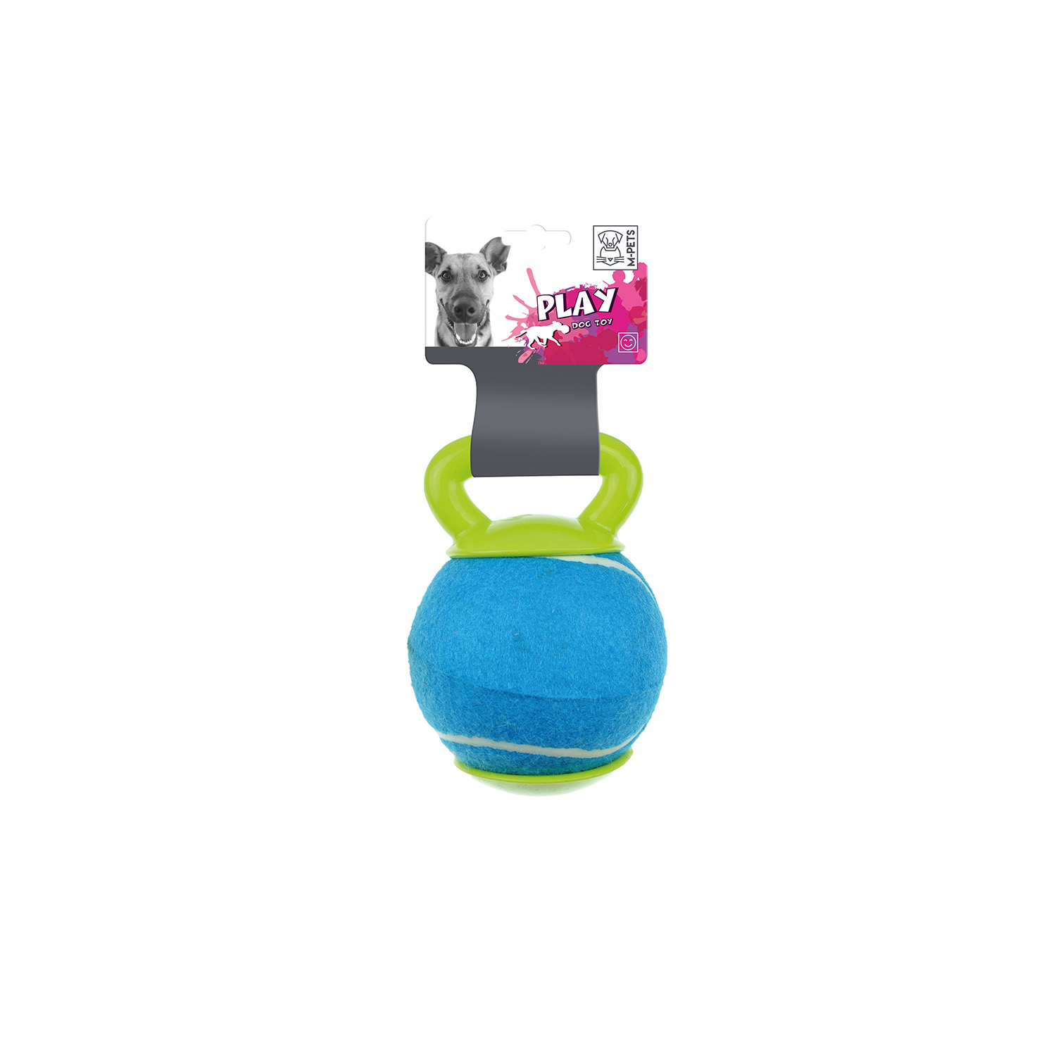 M-PETS BAGGY TUTMALI TENİS TOPU BLUE/GREEN
