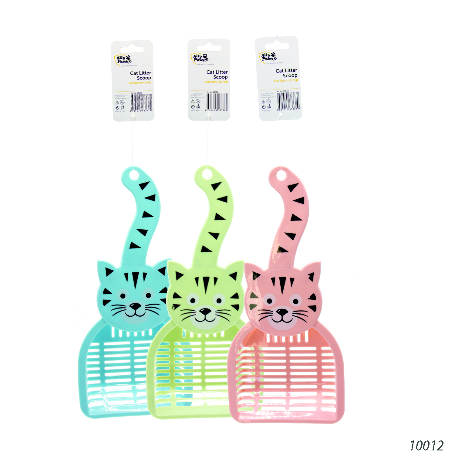 ALLY PAWS KEDİ KUMU KÜREĞİ RESİMLİ