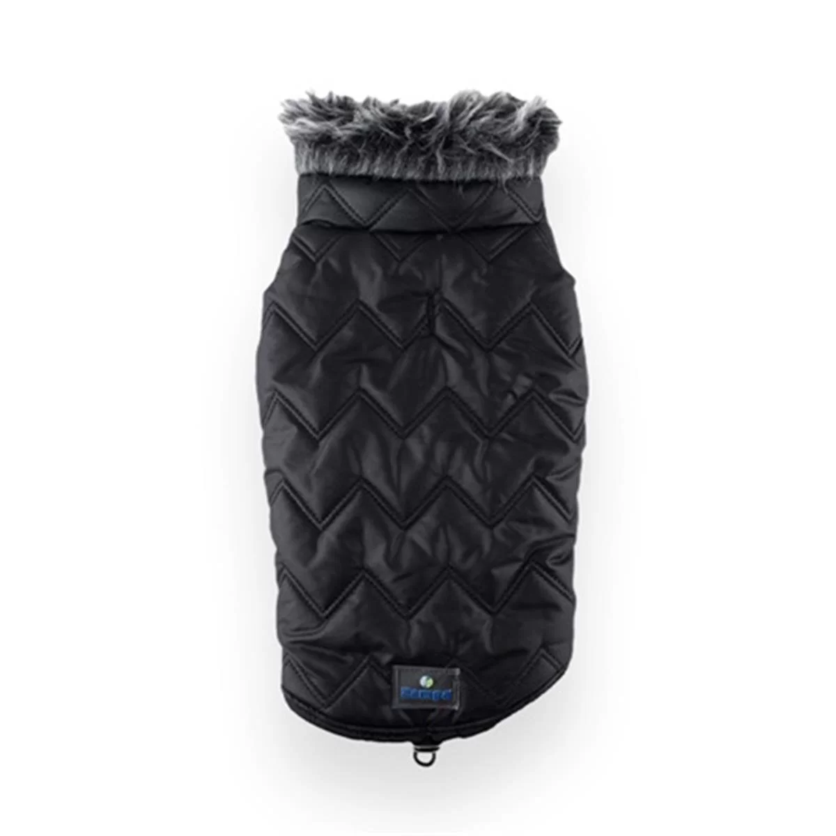 SPACE YAKALI KÜRKLÜ MONT SİYAH L