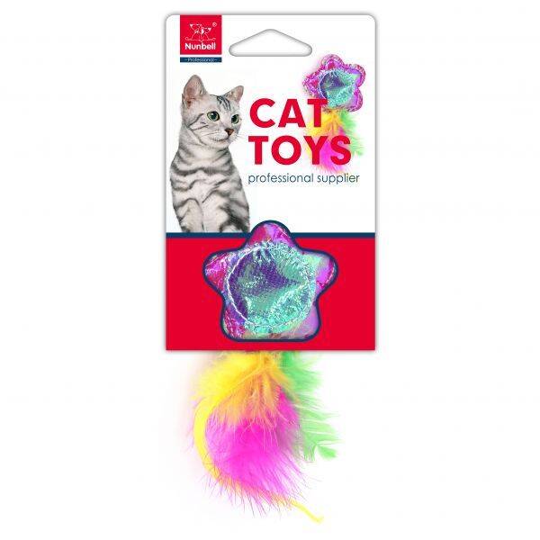 NUNBELL KEDİ OYUNCAGI YILDIZ TÜYLÜ