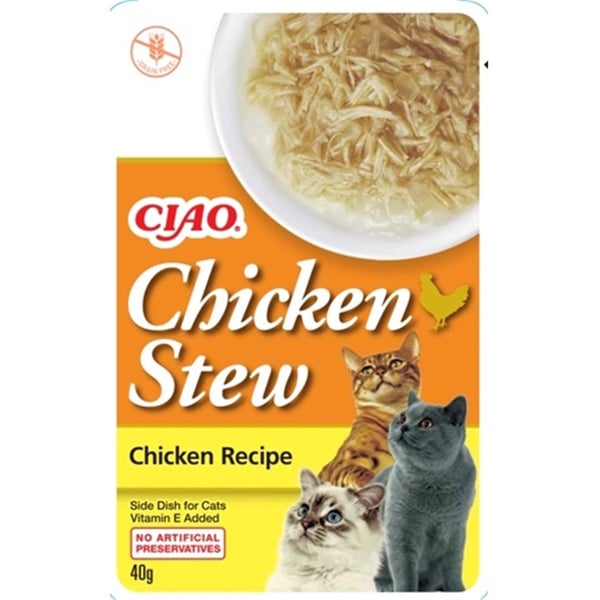 CİAO CHİCKEN STEW TAVUK GÜVEÇLİ PATE 40 GR*12