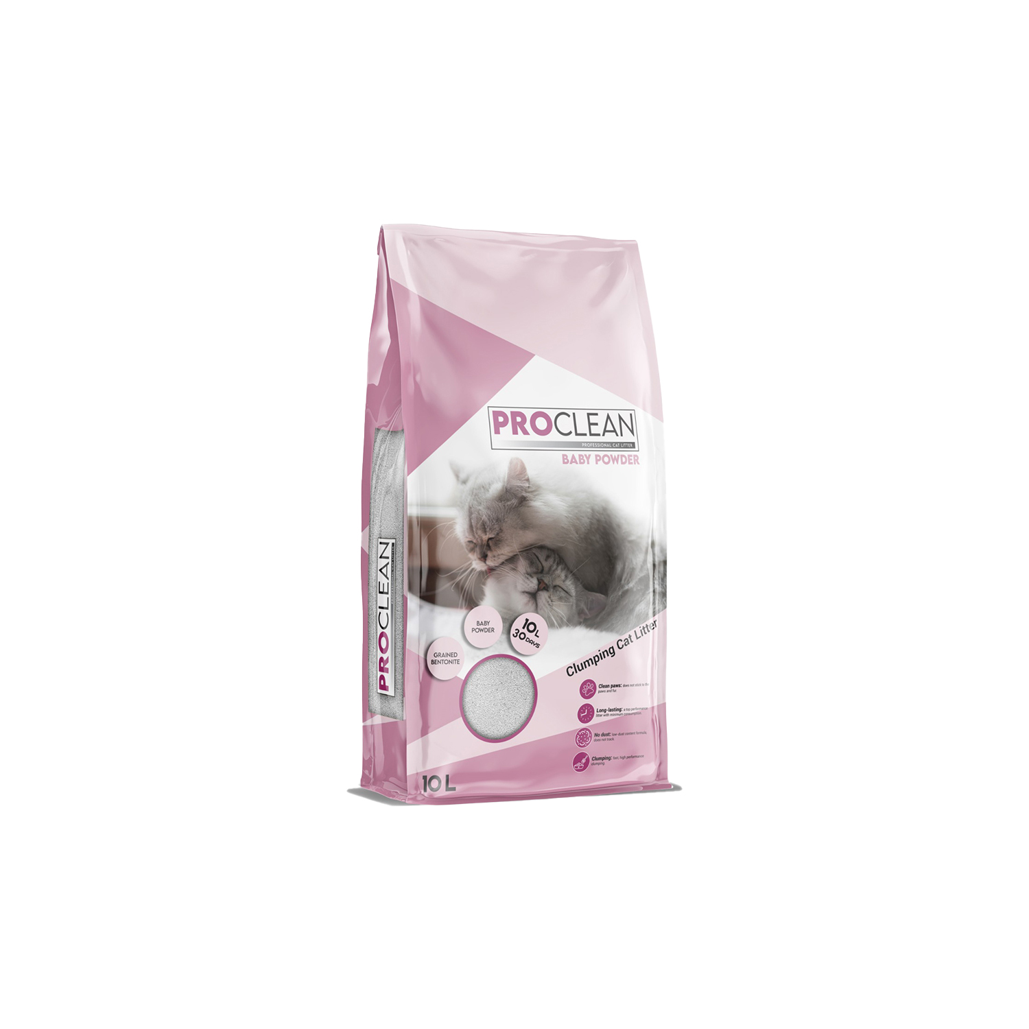 PROCLEAN BABY POWDER İNCE KEDİ KUMU 10 LT.