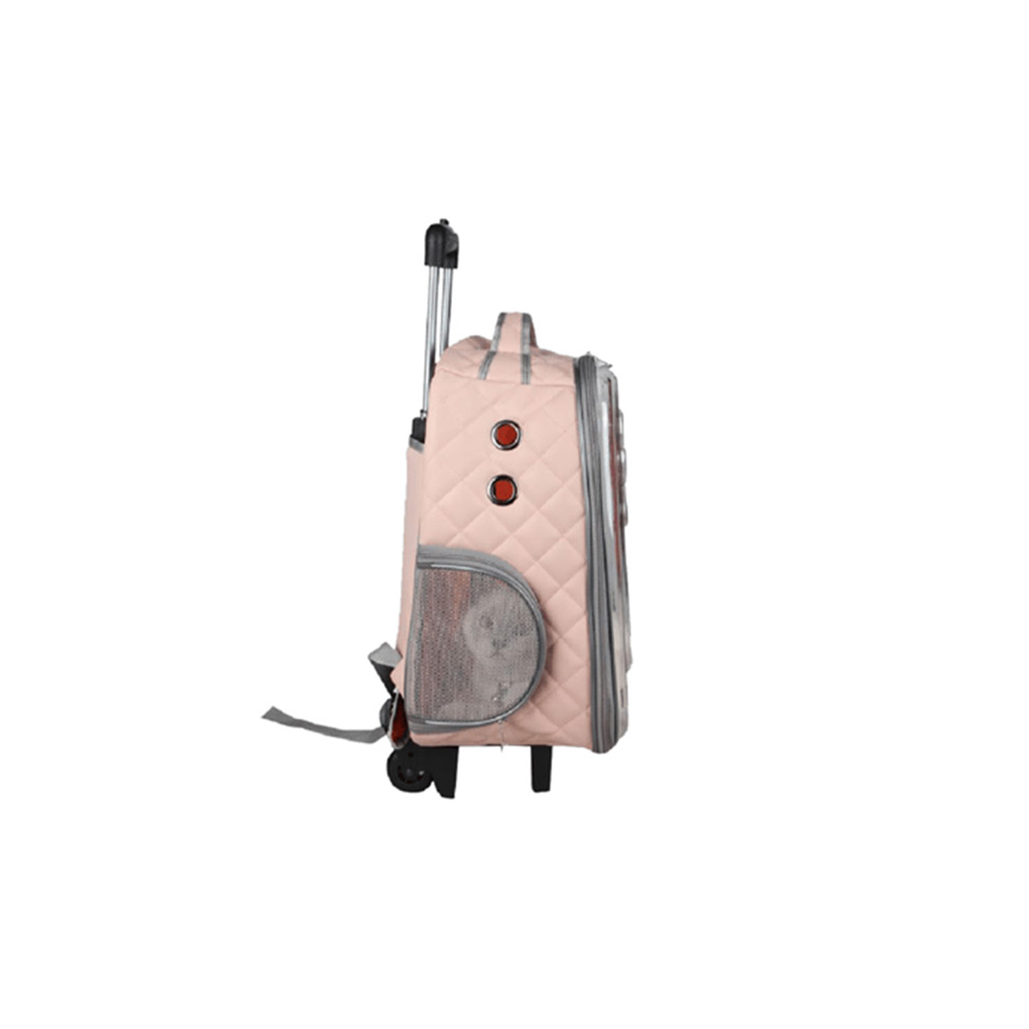 VİCTORİA KEDİ KÖPEK TAŞIMA ÇANTASI TEKERLEKLİ SOMON 20X34X90