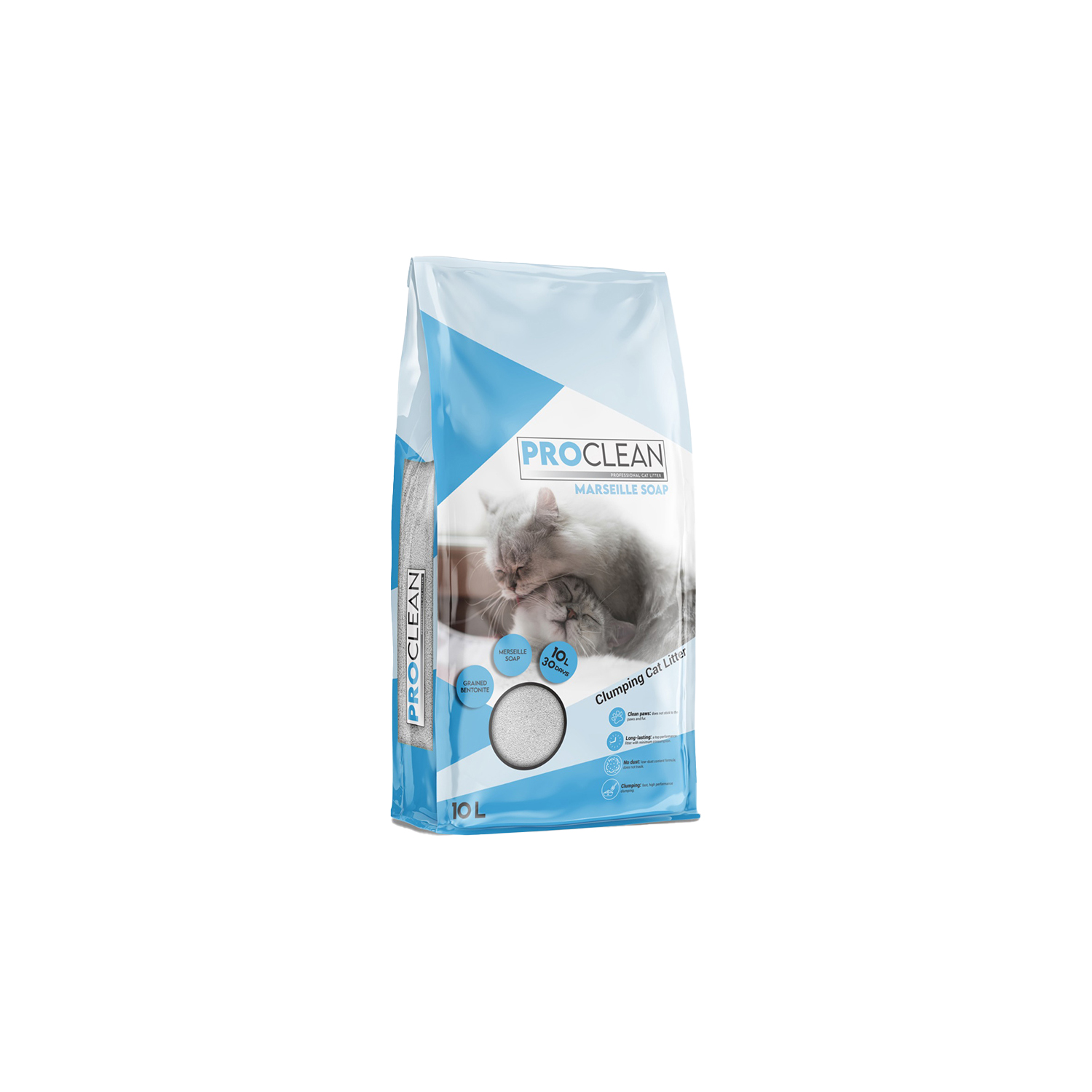 PROCLEAN MARSEİLLE SOAP İNCE KEDİ KUMU 10 LT.