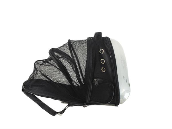 KEDİ KÖPEK ASTRONOT AÇILABİLİR FİLELİ TAŞIMA ÇANTASI SİYAH 24X30X40 , 75 CM