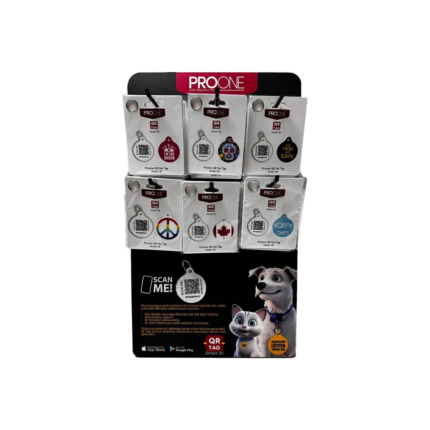 PROONE QR TAG STAND 30'LU