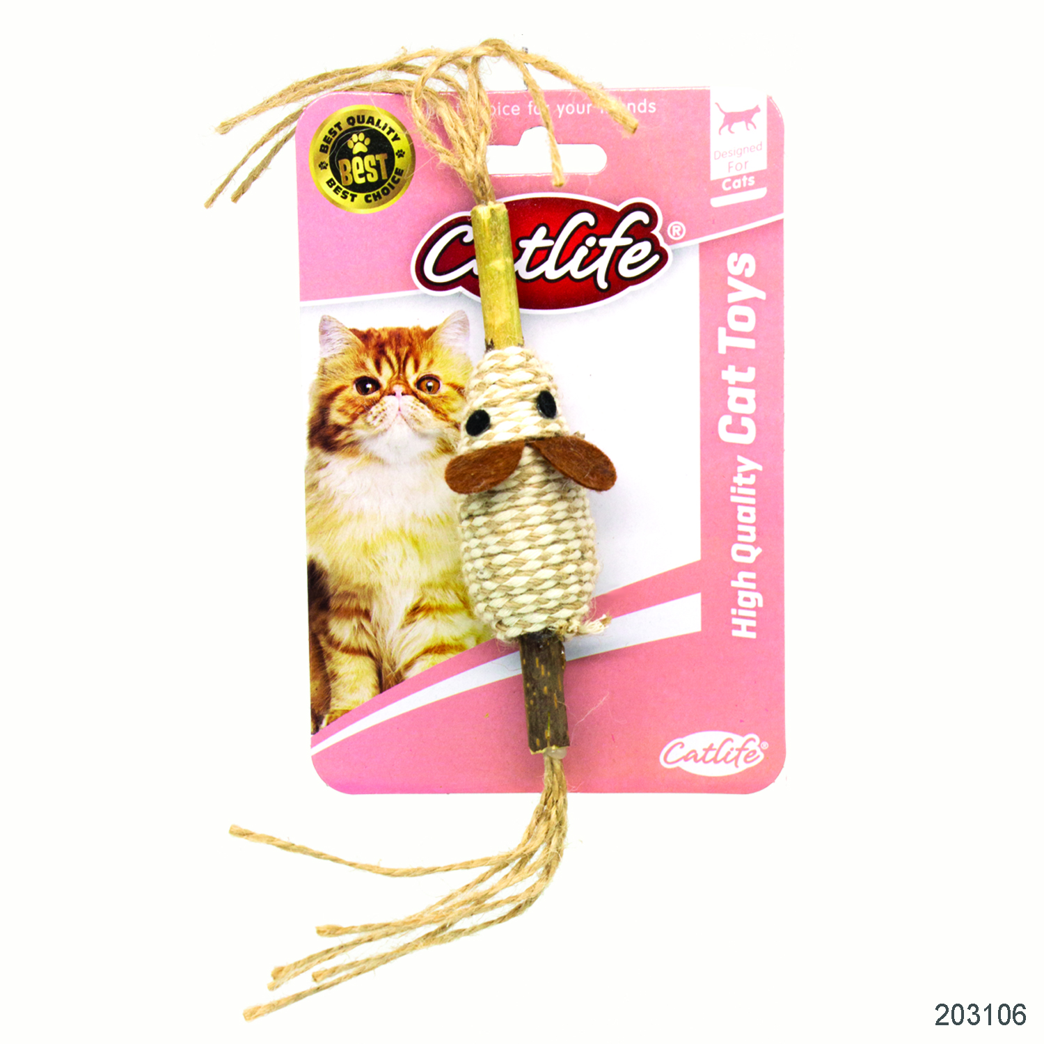 CATLİFE KEDİLER İÇİN İPLİ FARE OYUNCAK