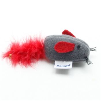 TÜYLÜ KUMAŞ FARE KEDİ OYUNCAĞI 15 CM