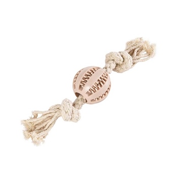 DENTAL TOPLU DİŞ İPİ KÖPEK OYUNCAĞI, NATUREL 28 CM