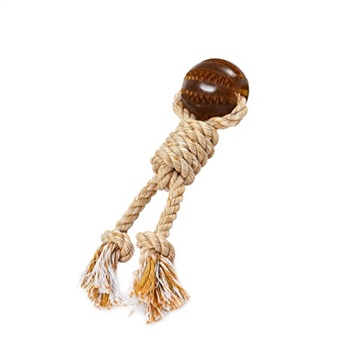 DENTAL TOPLU DİŞ İPİ KÖPEK OYUNCAĞI, KAHVERENGİ 26 CM